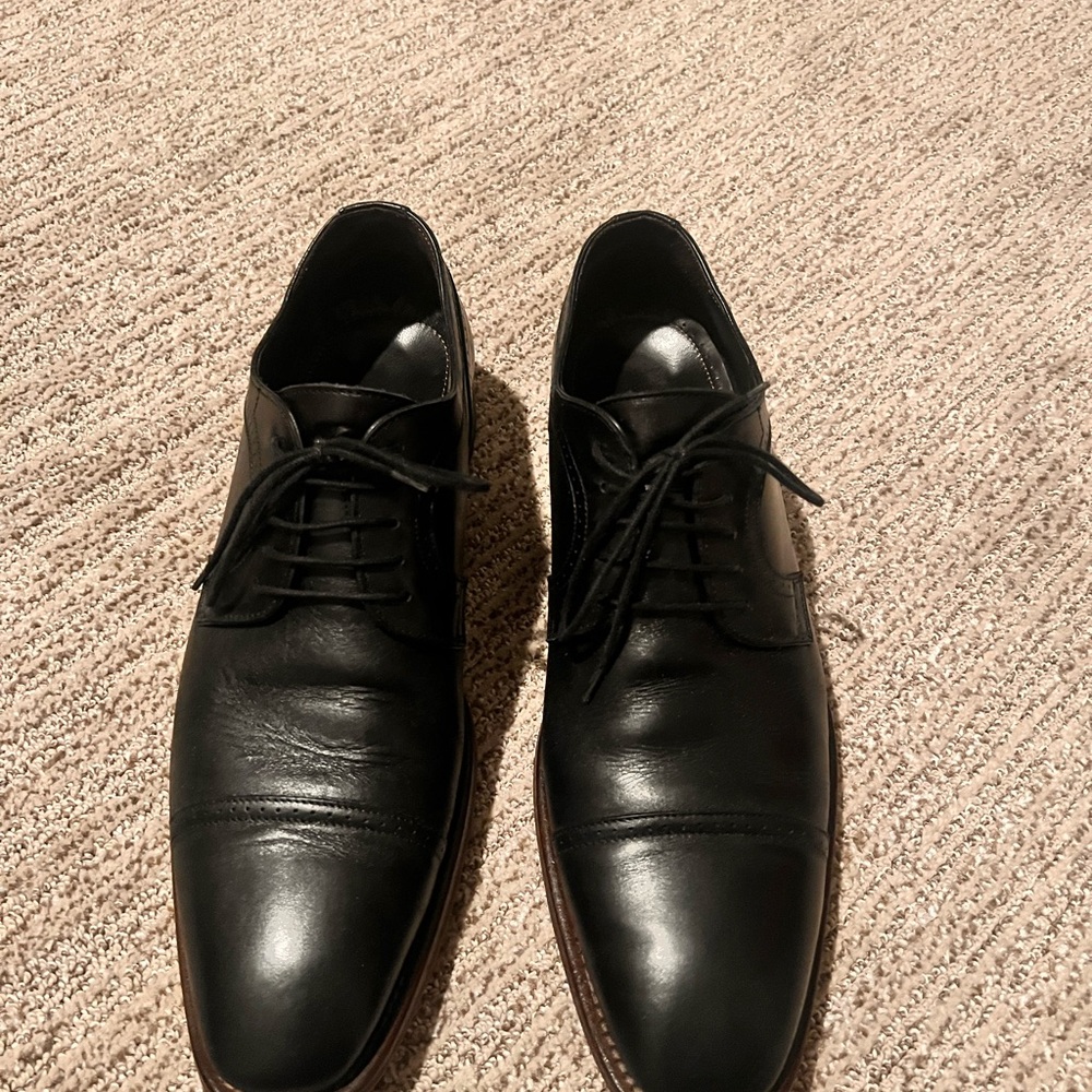Johnson & Murphy Mens Black Dress Shoes
